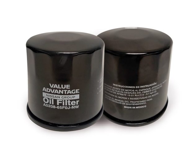 Precio de refacciones originales de filtro de aceite para Nissan
