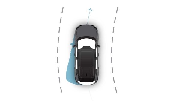 Icono de SUV Nissan X-Trail e-POWER 2025 mostrando como funciona el  Control Dinámico Vehicular
